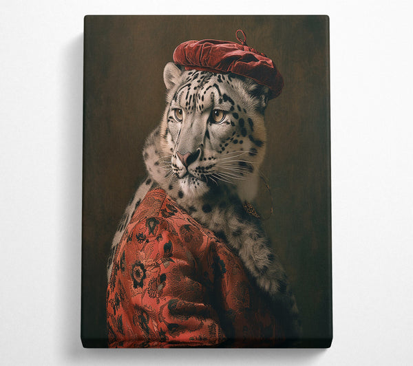  A Canvas Print of Amur Leopard Royalty Canvas Art
