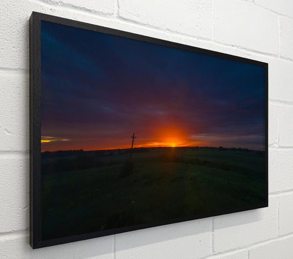 Orange Sunset Field