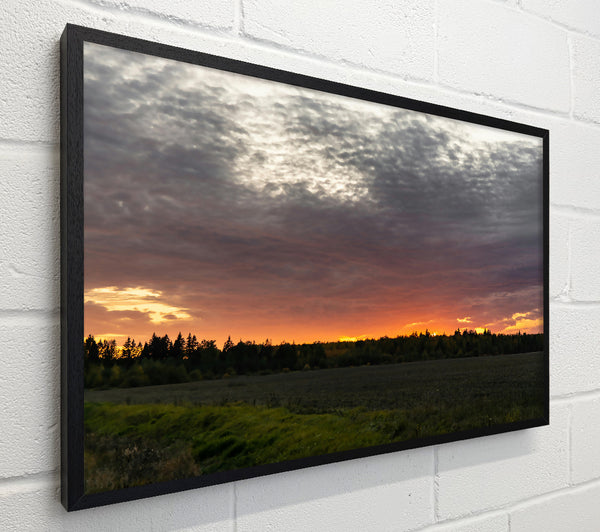 Orange Sunset Cloudscape