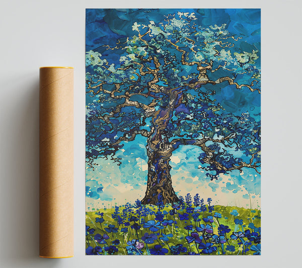 Blue Tree Dreamscape Print