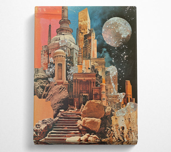  A Canvas Print of Ancient Ruins Canvas Art