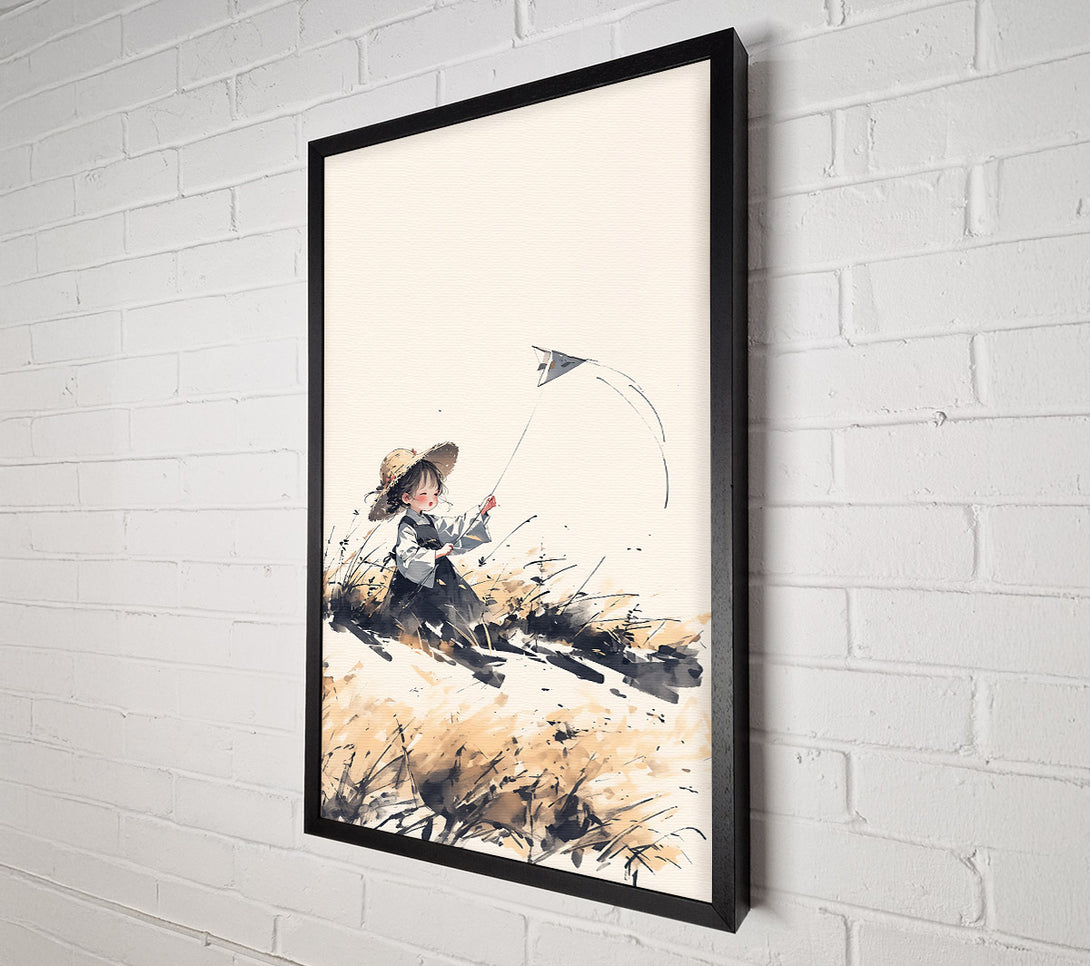  A Canvas Print of Tan Kite Dreams Canvas Art