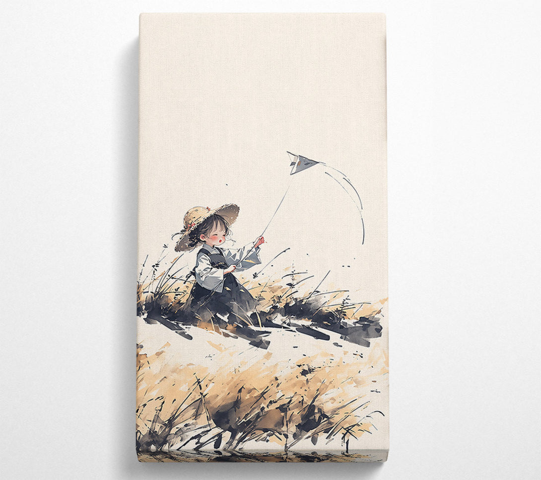  A Canvas Print of Tan Kite Dreams Canvas Art