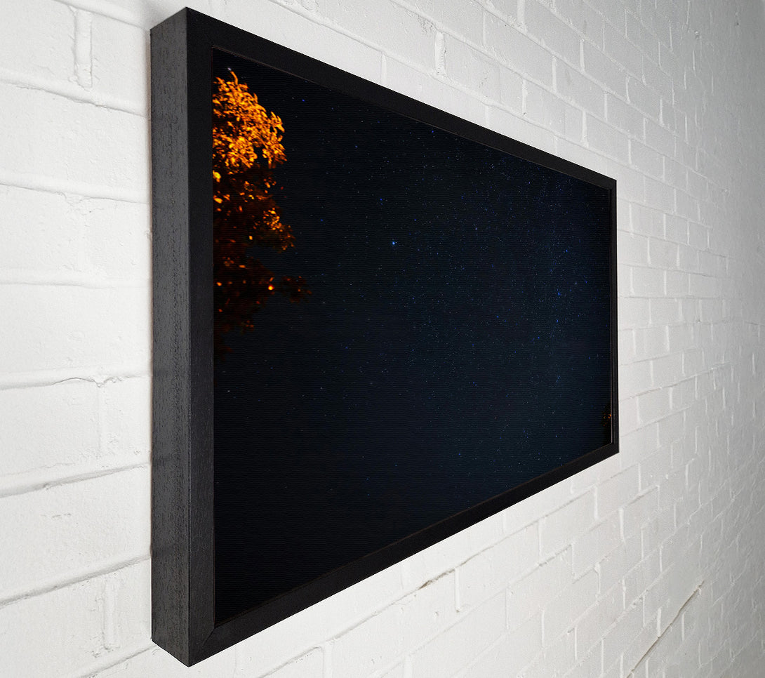  A Canvas Print of Night Sky'S Embrace Canvas Wall Art