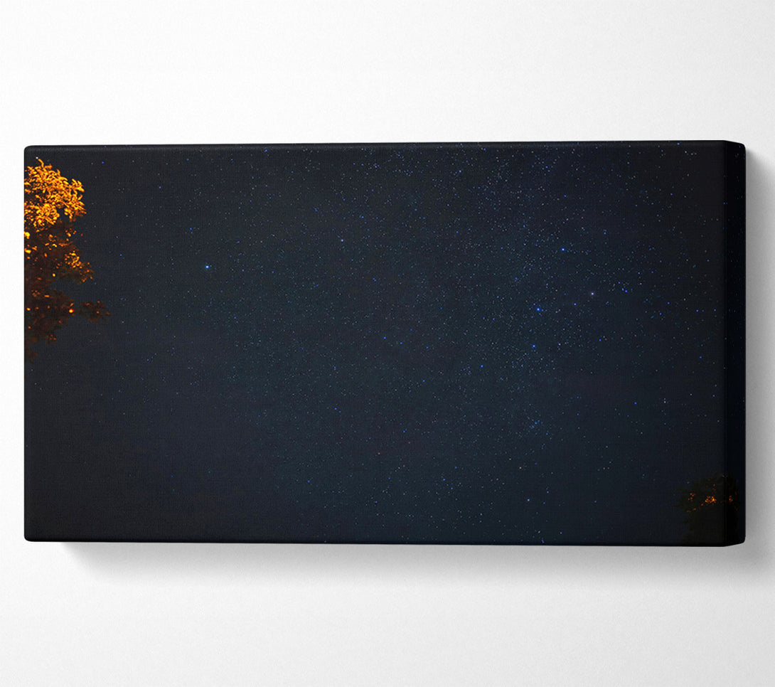  A Canvas Print of Night Sky'S Embrace Canvas Wall Art