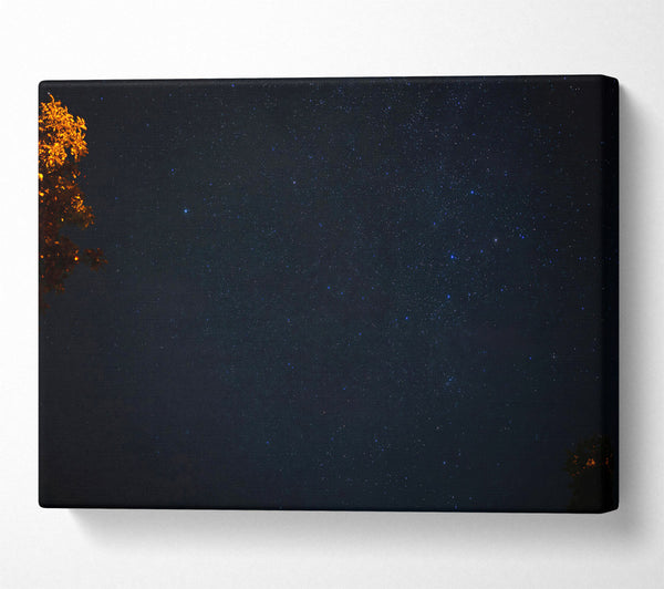  A Canvas Print of Night Sky'S Embrace Canvas Wall Art
