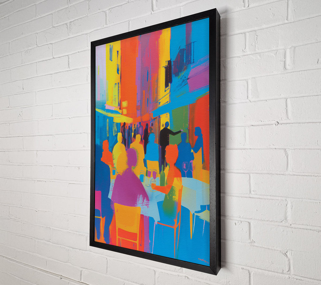  A Canvas Print of Blue City Dusk Canvas Print