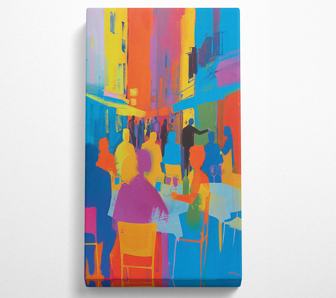  A Canvas Print of Blue City Dusk Canvas Print