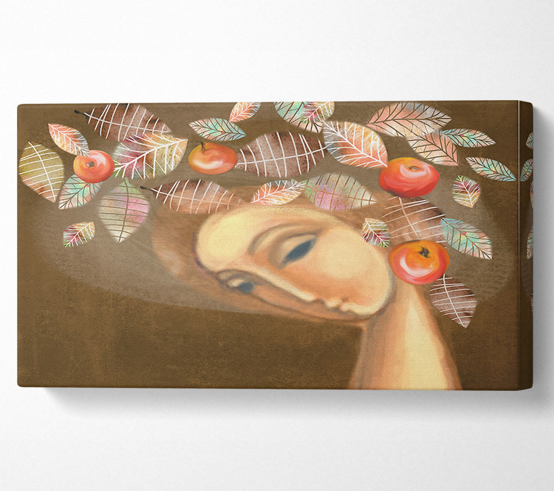  A Canvas Print of Apple Lady Canvas Wall Art
