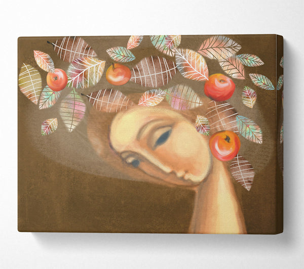  A Canvas Print of Apple Lady Canvas Wall Art