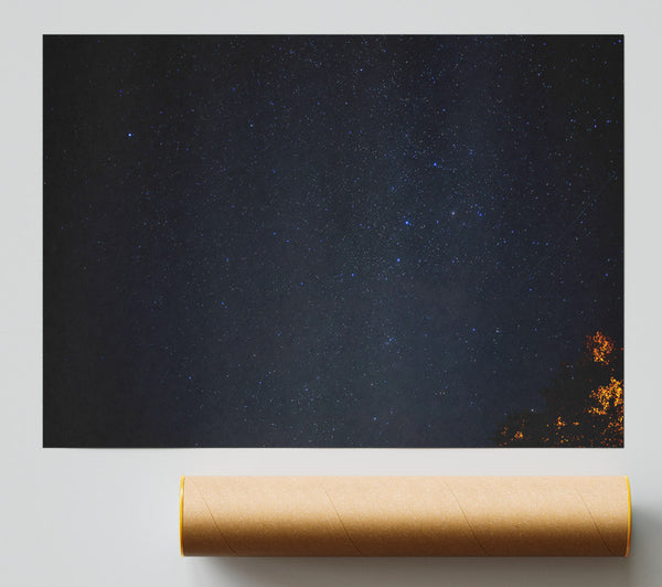 Night Sky In Blue Giclee Print