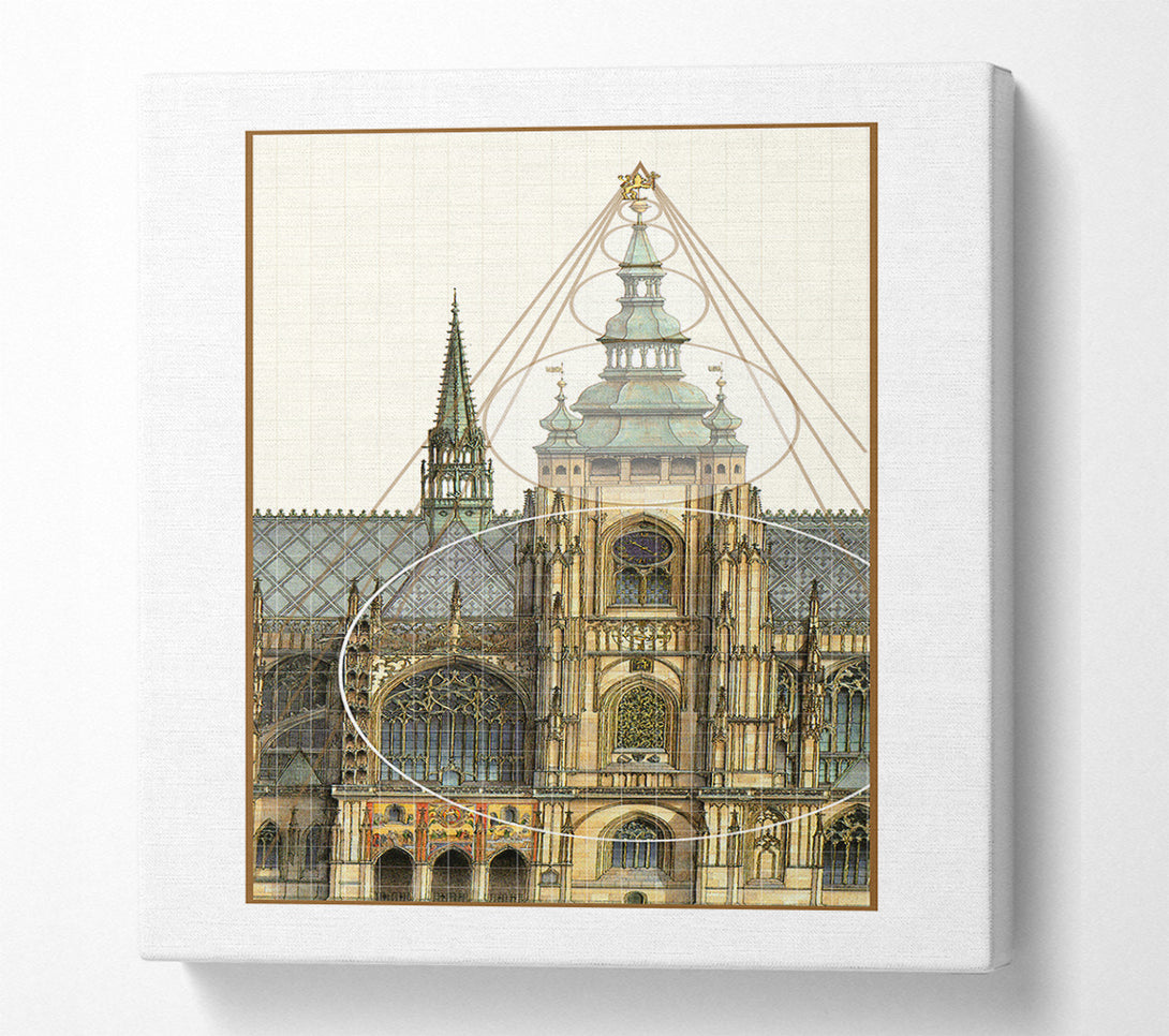  A Canvas Print of Architecture Of The Ages Canvas Art
