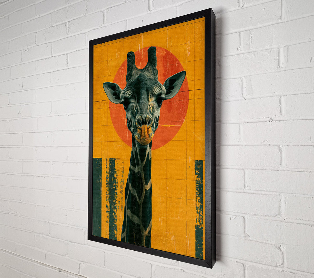  A Canvas Print of Art Giraffe Canvas Print