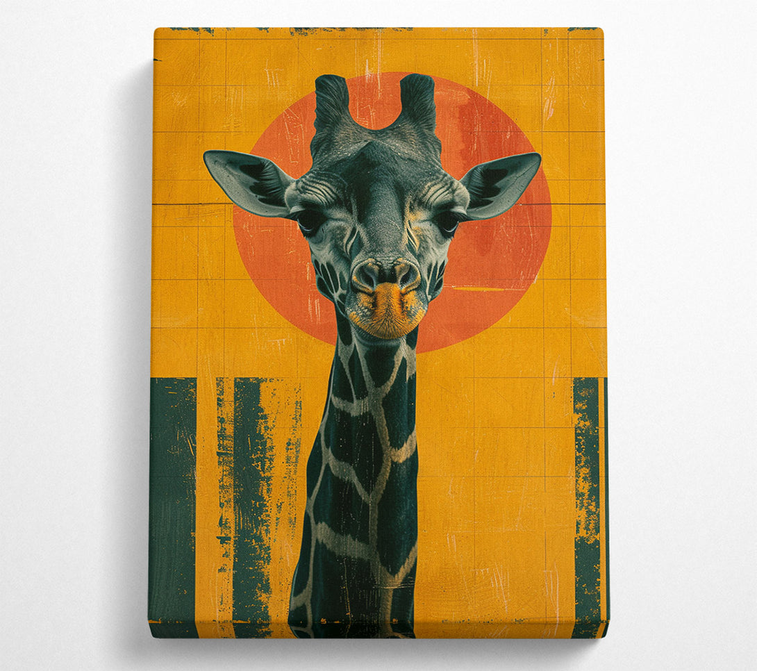  A Canvas Print of Art Giraffe Canvas Print