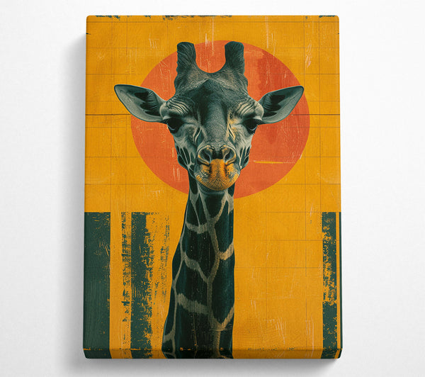  A Canvas Print of Art Giraffe Canvas Print