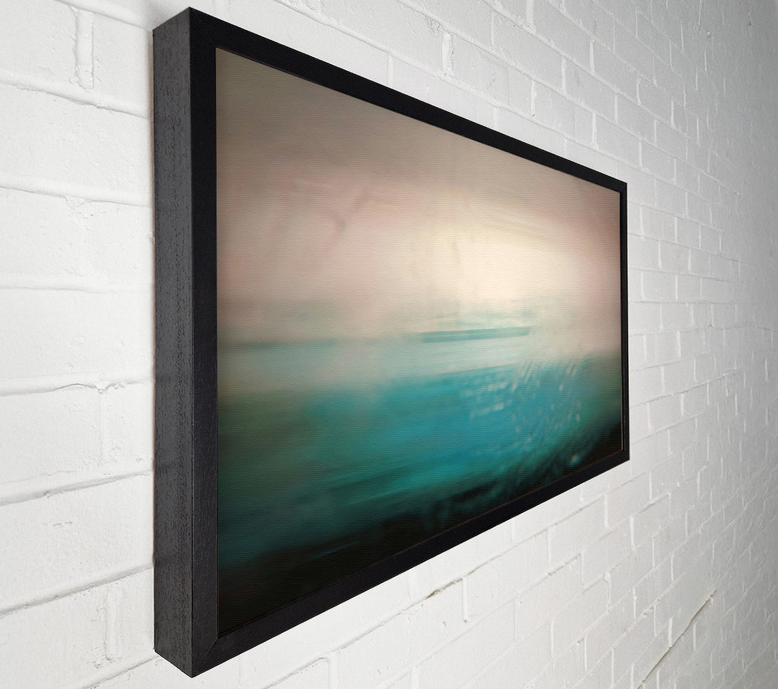  A Canvas Print of Teal Horizon Dream Canvas Wall Art