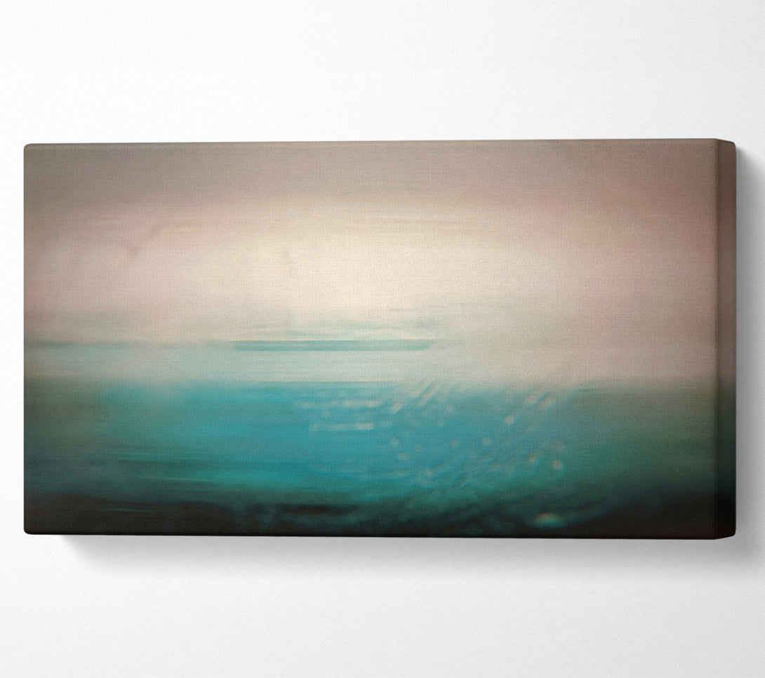  A Canvas Print of Teal Horizon Dream Canvas Wall Art