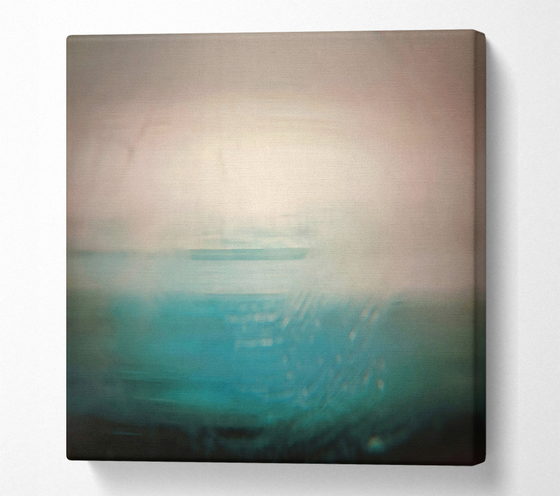  A Canvas Print of Teal Horizon Dream Canvas Wall Art