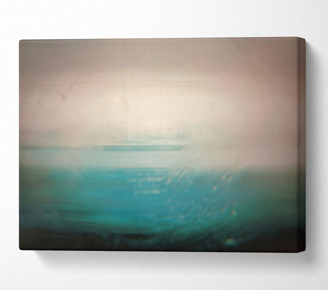  A Canvas Print of Teal Horizon Dream Canvas Wall Art
