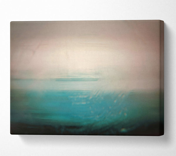  A Canvas Print of Teal Horizon Dream Canvas Wall Art