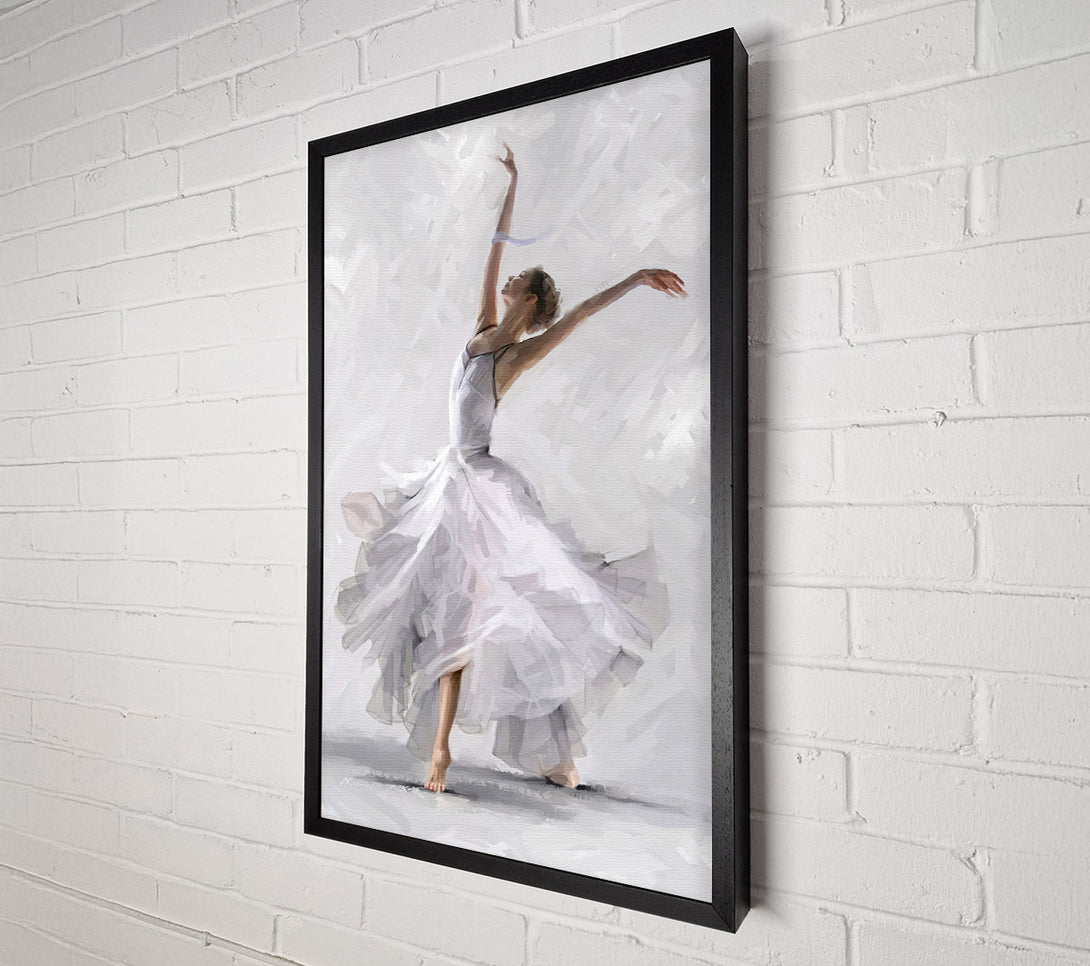  A Canvas Print of Artful Ballerina Canvas Art