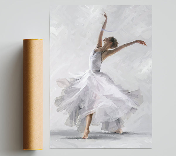 Artful Ballerina Giclee Print