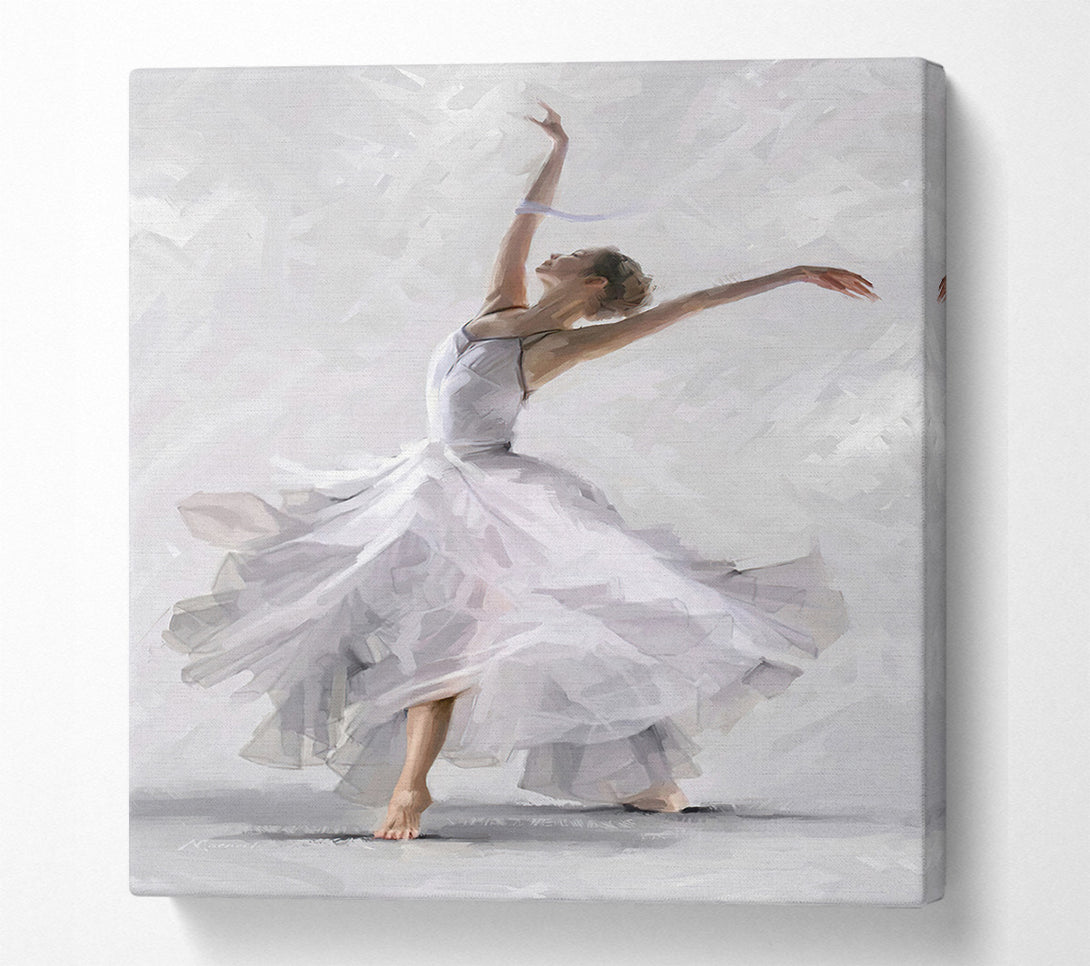  A Canvas Print of Artful Ballerina Canvas Art