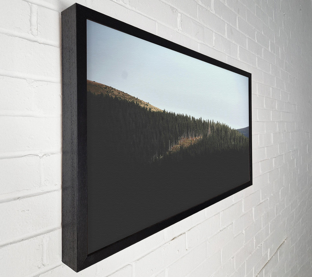  A Canvas Print of Green Ridge Shadows Canvas Print