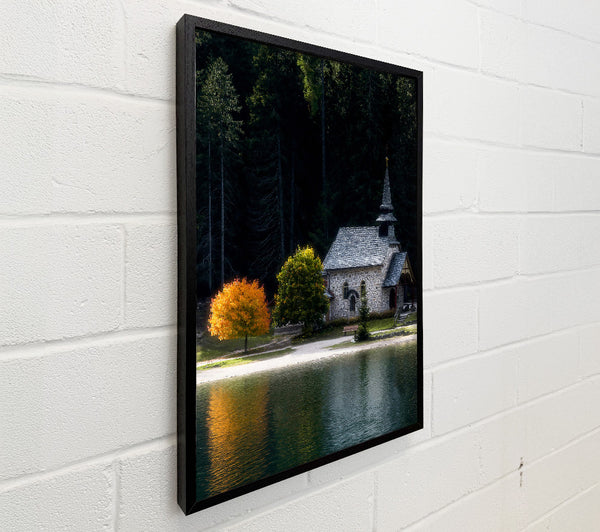 Golden Church Reflection