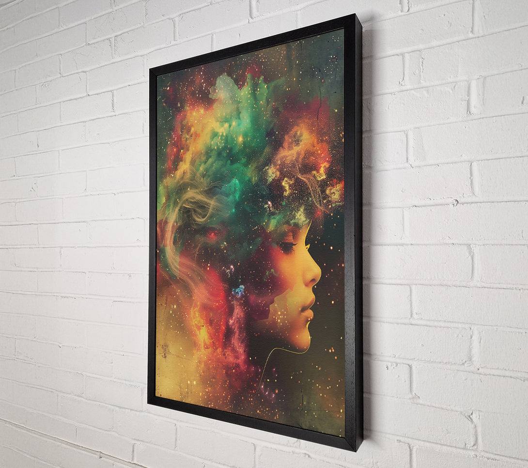  A Canvas Print of Emerald Stardust Dreams Canvas Art