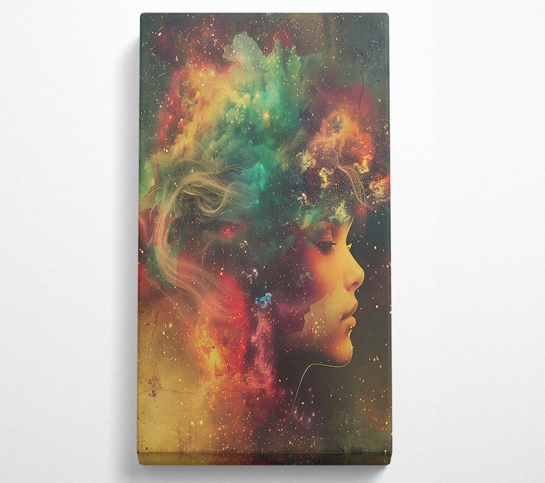  A Canvas Print of Emerald Stardust Dreams Canvas Art