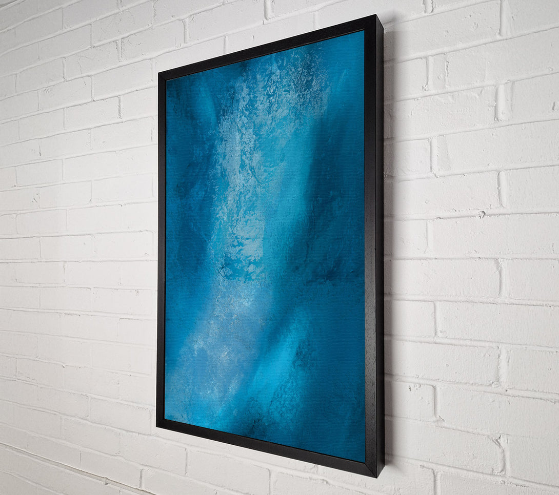  A Canvas Print of Azure Ocean Depth Canvas Print