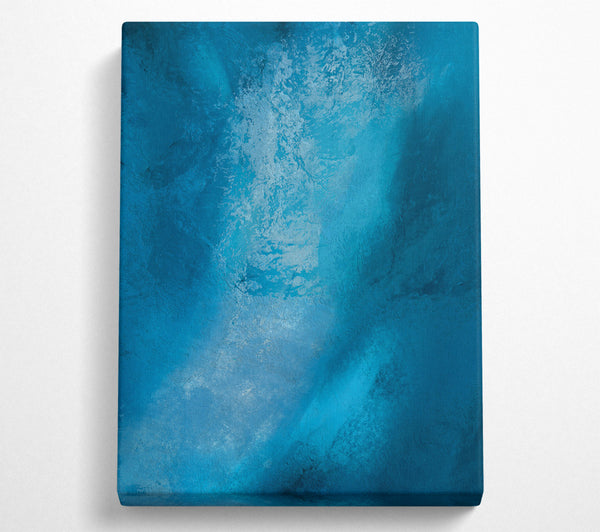  A Canvas Print of Azure Ocean Depth Canvas Print