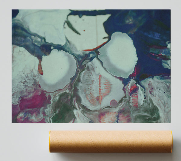 Blue Swirls Of Serenity Giclee Print