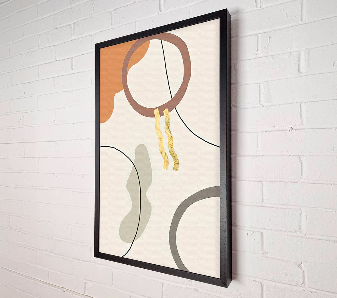  A Canvas Print of Asbtact Squiggle Canvas Wall Art