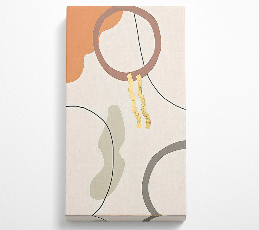 A Canvas Print of Asbtact Squiggle Canvas Wall Art