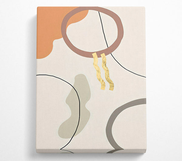  A Canvas Print of Asbtact Squiggle Canvas Wall Art