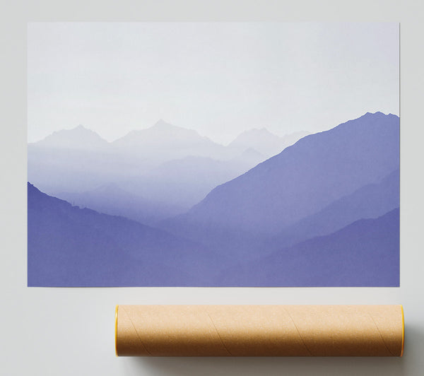 Lavender Mountain Haze Print