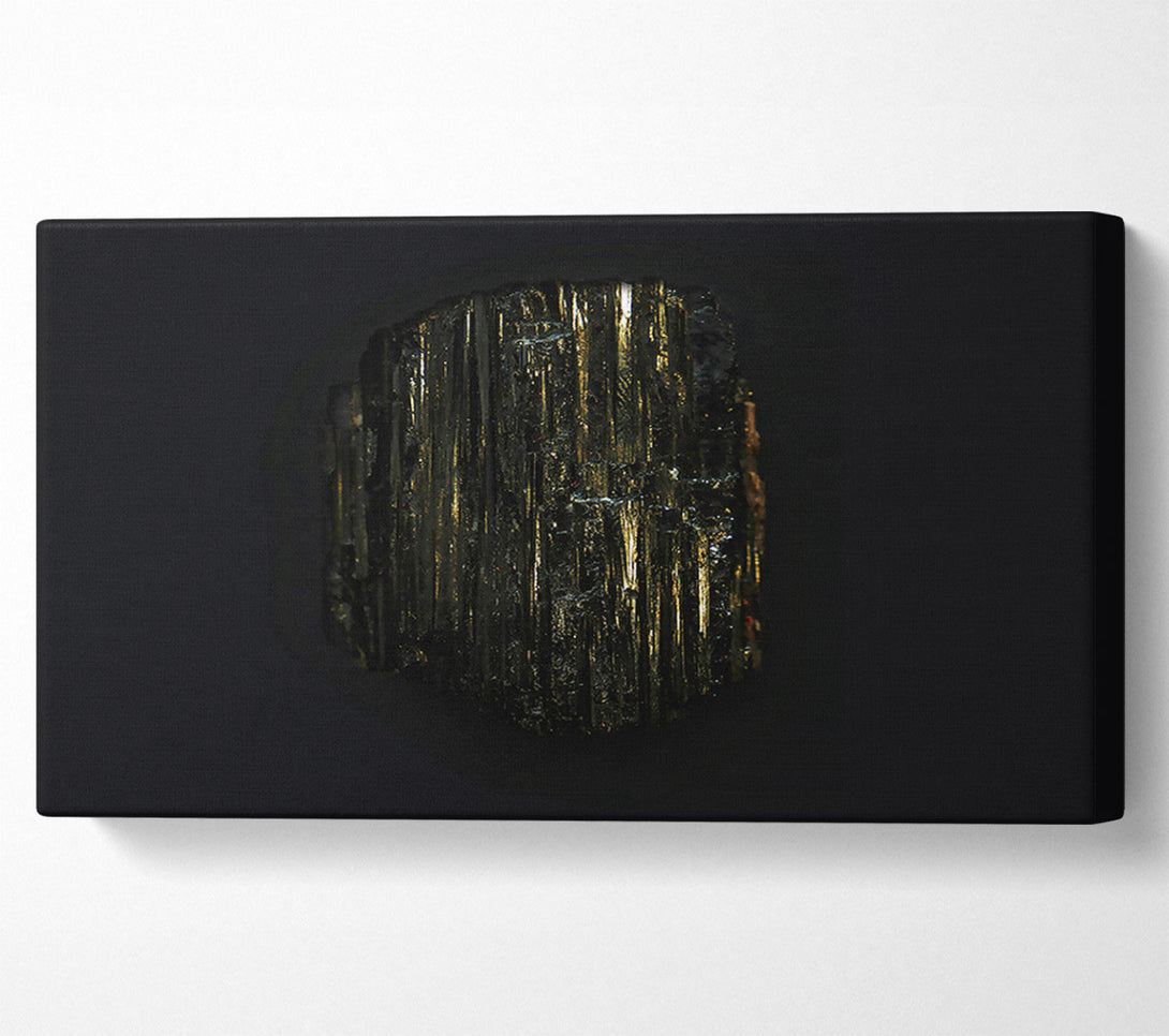  A Canvas Print of Black Gold Sheen Canvas Wall Art
