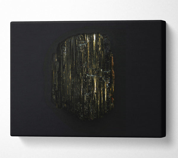  A Canvas Print of Black Gold Sheen Canvas Wall Art