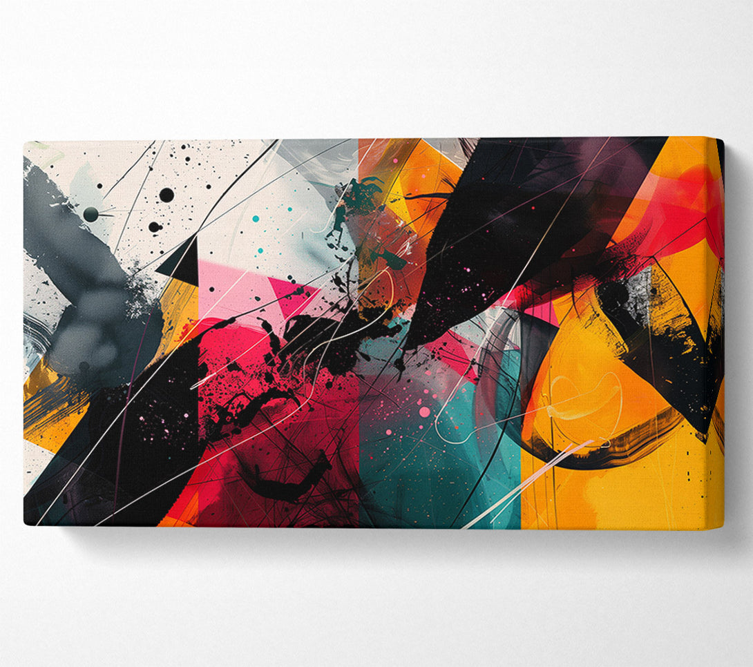  A Canvas Print of Asbtract Mess Canvas Print
