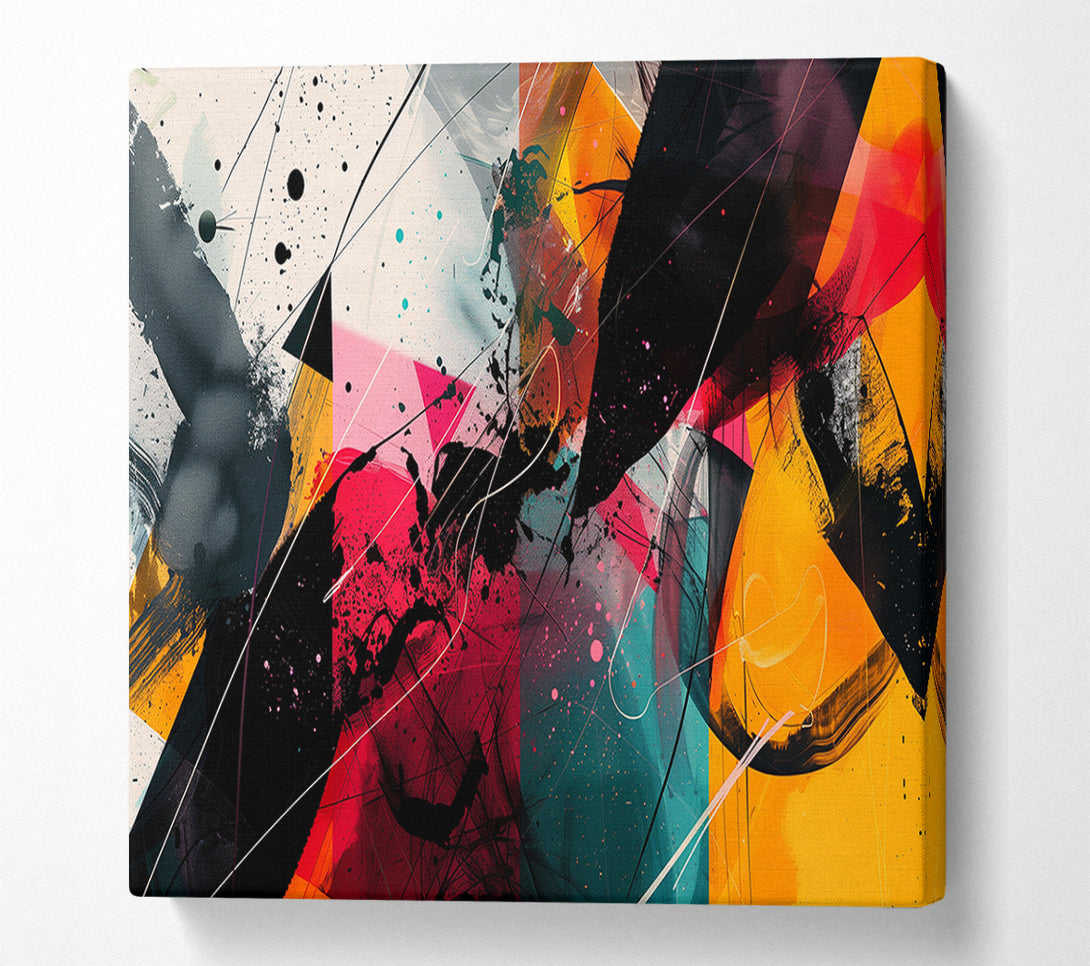  A Canvas Print of Asbtract Mess Canvas Print