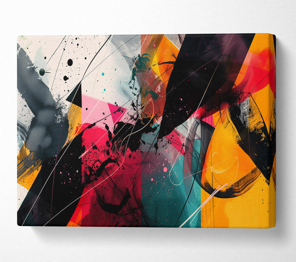  A Canvas Print of Asbtract Mess Canvas Print