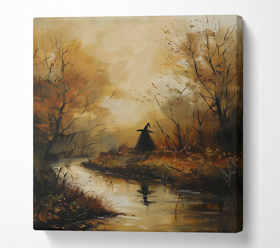  A Canvas Print of Golden Witch'S Path Canvas Art