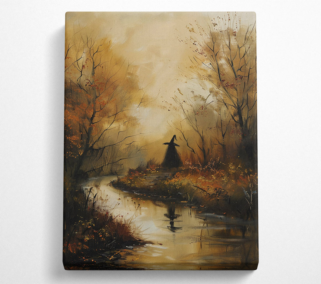  A Canvas Print of Golden Witch'S Path Canvas Art