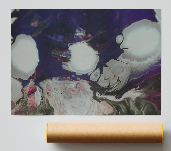 Purple Swirls And Dreams Giclee Print