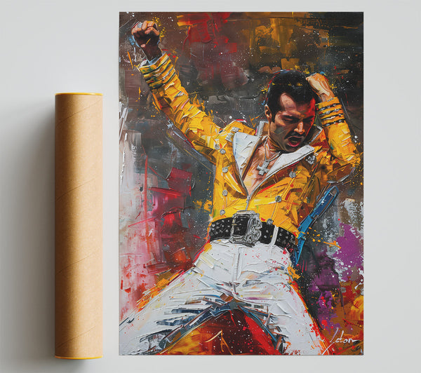 Yellow Bohemian Rhapsody Giclee Print