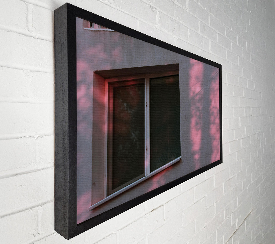  A Canvas Print of Pink Window Light Canvas Wall Art