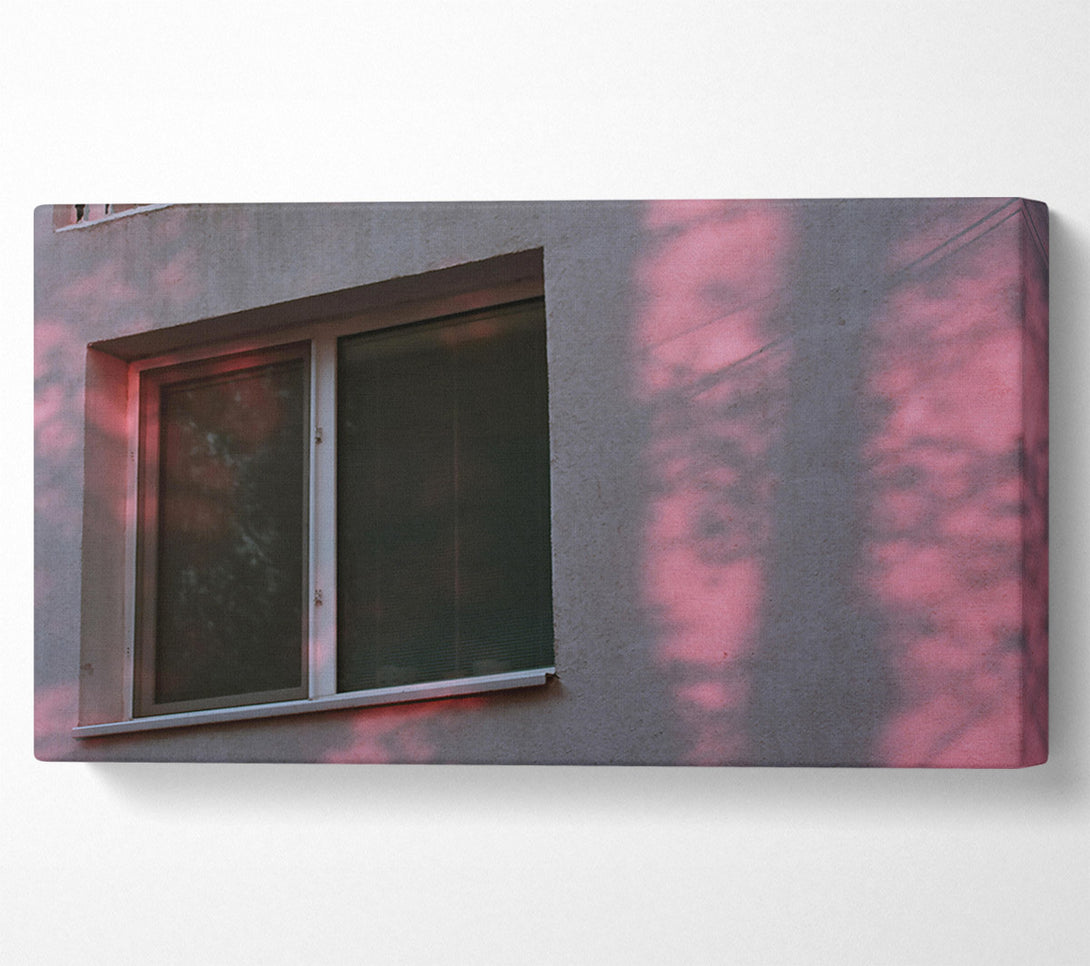  A Canvas Print of Pink Window Light Canvas Wall Art