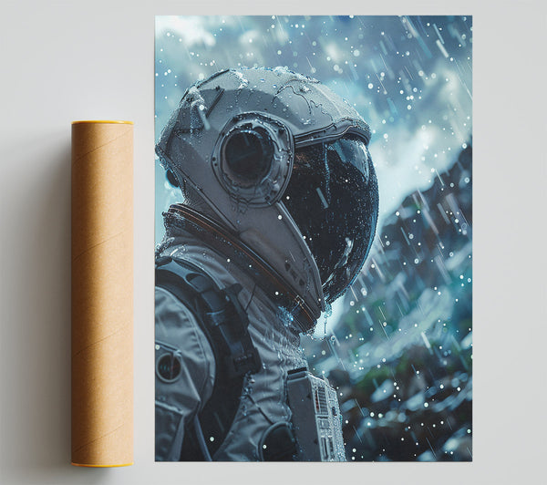 Astronaught Int He Rain Giclee Print